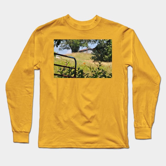 It Is The Country Life For Me Long Sleeve T-Shirt by michaelasamples